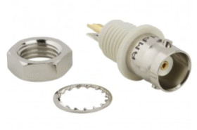 Złącze koncentryczne Montaż na panelu Żeński 50Ω typ złącza Złącze BNC 1GHz Lutowane