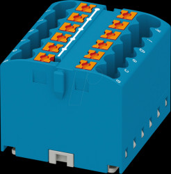 3273418 Distribution block PTFIX, 12 x 2.5, blue