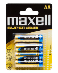 BATERIA Alkaliczna AA LR6 MAXELL SUPER (4szt)