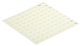 Stopki samoprzylepne grubość: 3.5mm Wyczyść średnica: 12.7mm Cylindryczny Przyklejanie RS PRO