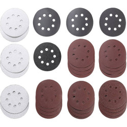 kwb 491985 Grinding disc set 30-pce &#xD8;125mm Wood/metal universal use