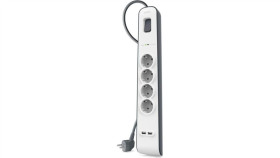 Belkin 2M, 4-Portowa Listwa + 2X Usb-A 2.4A, 525J
