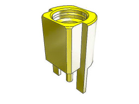 Złącze koncentryczne Montaż na krawędzi Żeński 50Ω typ złącza Złącze MMCX 0 to 6GHz Lutowane typ kabla Koncentryczny