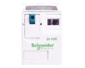 Przekaźnik miniaturowy 2P 24V DC AgNi RXM2AB1BD