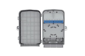 Panel krosowniczy, obudowa, 12-portowy LC 12 Wielomodowy HellermannTyton Connectivity