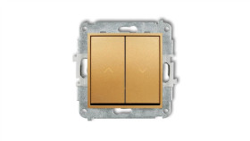 Mini Przycisk Żaluzjowy Złoty 29Mwp-8
