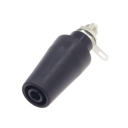 Gniazdo bezpieczne 4mm M6 36A czarne