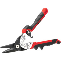 Stanley FMHT73755-0 FatMax&#xAE; Red Ergo Aviation Snips Left Cut 250mm (10in)