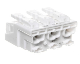 Złączka zasilająca 3-biegunowa bez stopek bez styku PE 294-4003 /25szt./