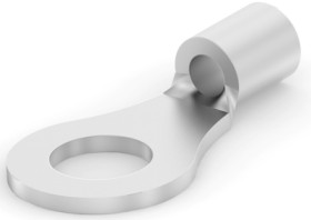 Uninsulated ring cable lug, 0.3-1.42 mm², AWG 22, 4.34 mm, M4, metal, 30692