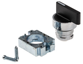 Przełącznik obrotowy 2-pozycyjny wycięcie: 22mm Sprężyna powrotna IP65 RS PRO siłownik: Przełącznik wyboru