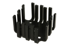 Radiator; FK201SACB; z otworem; czerniony; 45mm; 24K/W; 45mm; 25,5mm; Fischer Elektronik; RoHS