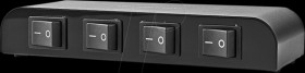 ASWI2614BK Nedis Speaker Control Switchbox | 4 port(s) | Terminal Screws |