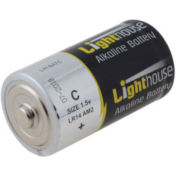 Lighthouse LR14 C Alkaline Batteries 6200 mAh (Pack 2)