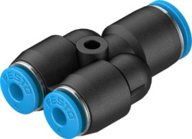 Złączka pneumatyczna Wciskane 6 mm Wciskane 4 mm Festo Adapter rozgałęźny do rur