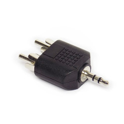 REDUKCJA WT. JACK 3,5mm ST/2xWT. RCA PLASTIK