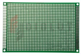 Uniwersalna dwustronna płytka drukowana PCB 8x12cm 1290 pól otworów cynowanych pól kontaktowych