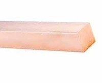 CU-PR12X12X100 Pręt miedziany kwadratowy 12x12mm - cena za 100mm - docinany na wymiar