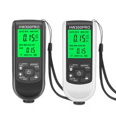 Miernik grubości powłoki HW-300PRO 0-2000UM Tester grubości farby samochodowej Narzędzia do pomiaru grubości powłoki samochodowe