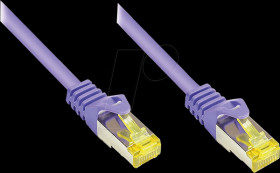 8070R-250V Patch cable - Cat.-7 raw cable, purple, 25m
