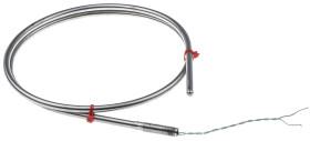 Termopara z izolacją mineralną K średnica 6mm długość 1m Końcówka z gołym kablem RS PRO
