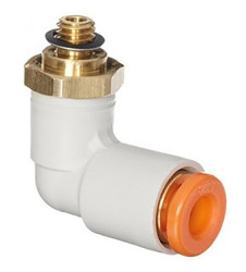 Złączka pneumatyczna Uni 1/4 męskie SMC Adapter gwintowany kolankowy