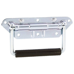 Adam Hall 34482 Folding Handle Silver/Black 1 piece Robust and Versatile