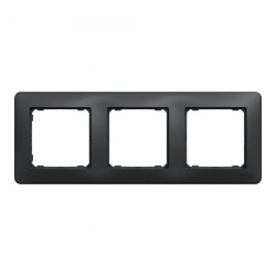 Ramka 3-krotna, czarny antracyt, Sedna Design SDD314803