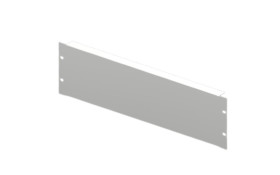 Panel stelażowy Panel do szafy RACK Rittal moduły stelażowe 3U szerokość 482.6mm 482.6mm RAL7035