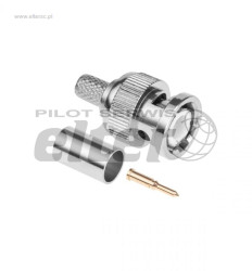 Wtyk BNC na H155 zaciskany