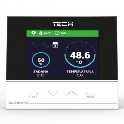TECH ST-391 - Sterownik do kominka z programem zPID + przepustnica fi 150