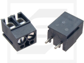 Złącze AK100/2DS-5.0-V 2 PIN RoHS rozstaw 5mm GRAU; PTR HARTMANN