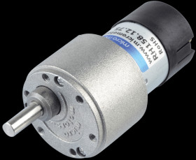 RH158.12.75 Geared motor 39.6 mm, 75:1, 12 V DC