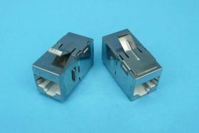 PRZEJŚCIE GN.MOD->GN.MOD RJ-45 KAT5 EKR.