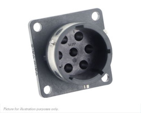 Złącze okrągłe 7-pinowe Męski Souriau Sunbank by Eaton Żeński Montaż na kołnierzu MIL-DTL-26482 rozmiar 14