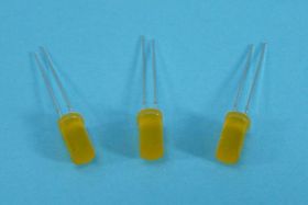 LED 5mm ORANGE CYLIND.MATOWA 100mcd