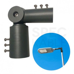 Uchwyt, adapter regulowany do montażu lamp, opraw ulicznych na słupie fi:60 x fi:62 x dł.340mm V-TAC