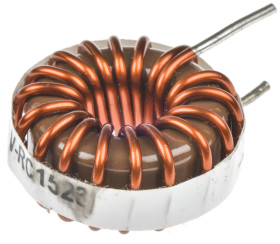 Dławik toroidalny 22 μH 19A Promieniowe ±15% Wyprowadzenia promieniowe 8mΩ Rdc