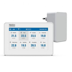 TECH M-9T - Panel kontrolny do listwy L-9R przewodowy kolor biały