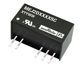 Przetwornica DC-DC, 2W, Uwe 4,5 → 5,5 V DC, Uwy ±15V dc, Iwy ±67mA, Murata Power Solutions