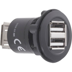 TruComponents 240886 USB-2.0,2 x USB-skt type A to 2x USB-skt type A