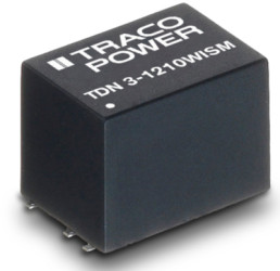 DC converter, 4.5-18 VDC, 3 W, 1 output, 3.3 VDC, 76 % efficiency, TDN 3-1210WISM