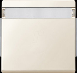 343944 Rocker with label field, white