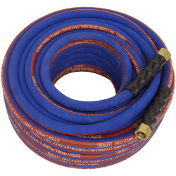 Sealey AH30R/12 Extra-Heavy-Duty Air Hose with 1/2&quot;BSP Unions 30m x 13mm