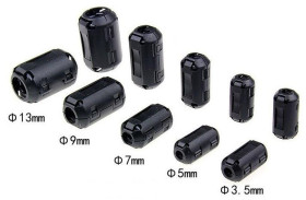 Opencircuit Ferrite clamp 3.5mm suppression filter