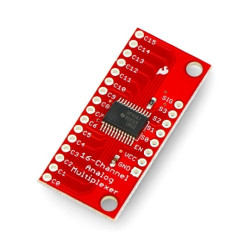 Moduł z multiplekserem analogowo-cyfrowym 74HC4067 - SparkFun BOB-09056