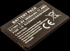 10587 Smartphone battery for LG devices, Li-Ion, 3000 mAh
