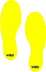 Naklejka podłogowa, PVC