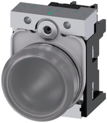 Lampka sygnalizacyjna kompletna 22mm bezbarwna LED 24V AC-DC metal przył śrubowe SIRIUS ACT 3SU1152-6AA70-1AA0