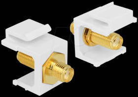 86365 Keystone module SMA socket &gt; SMA socket